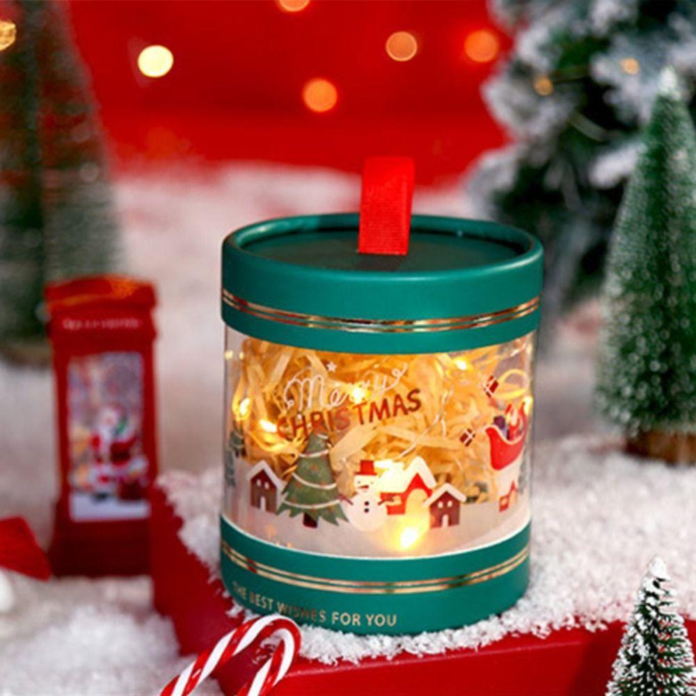 Large Mousse Cake Dessert Boxs Christmas Apples Gift Packing Box  Christmas Decoration Supplies