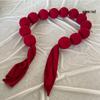 Ornamenti Colorati a Pallina su Corda in Tessuto per Matrimoni, Fidanzamenti e Decorazioni per Vetrine