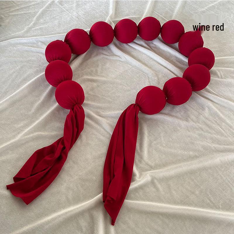 Ornamenti Colorati a Pallina su Corda in Tessuto per Matrimoni, Fidanzamenti e Decorazioni per Vetrine