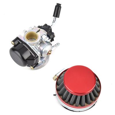 Vergaser- & Luftfilter-Kit 49cc 50cc 80cc Passend für 37cc 50cc 80cc 2-Takt Motorisiertes Fahrrad