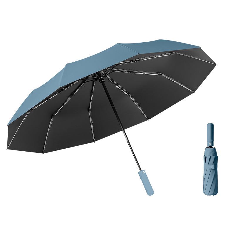 "Large Fully Automatic Folding Umbrella for Sun and Rain, High-Grade Men's Dual-Use Parasol"