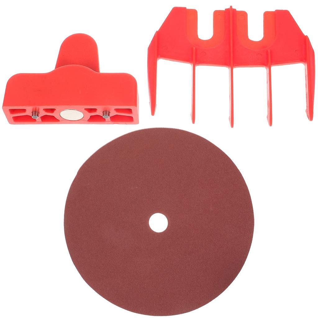 1 Set of Sheep Shear Guide Protective Shaver Guide with Sharpener Trimmer Guide with Sandpaper