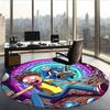 Rick And Morty (5) Round Office Rug Decorative Floor Rug for Office Bedroom Living Room and Home Space