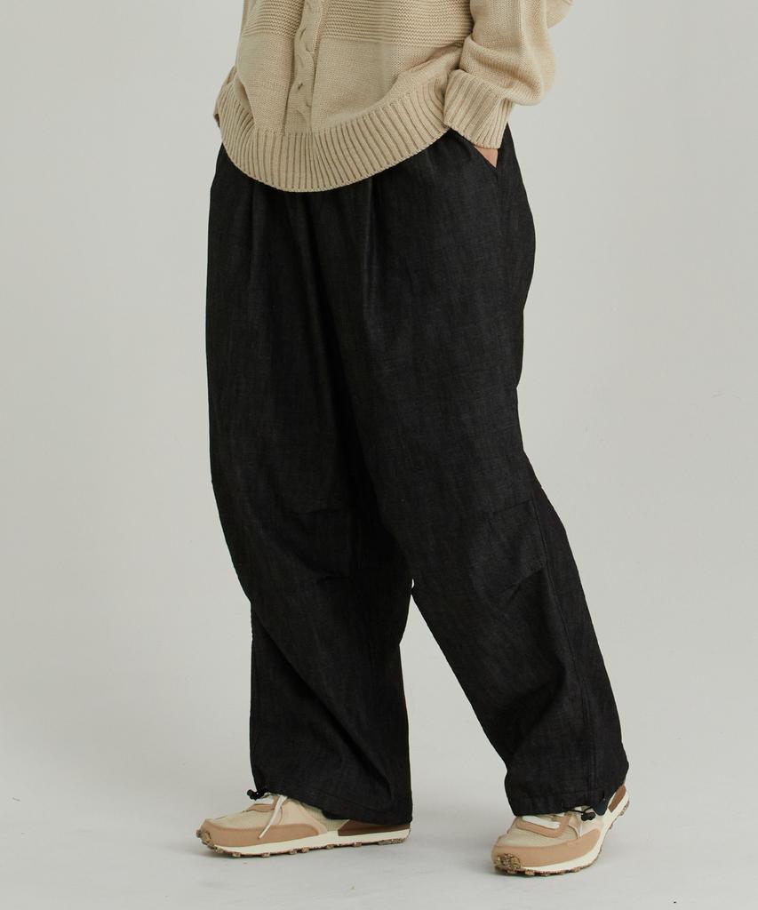 OTHERFITS Balloon Denim Pants Of38 (Black)