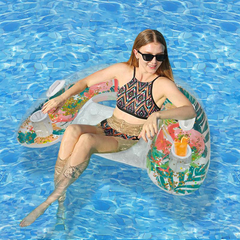 

Надувной гамак-диван для плавания, плавающий коврик, шезлонги для бассейна, кровать, U-образный надувной плот, аксессуары для вечеринки 2025