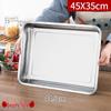 WUHE Stainless Steel Rectangular Deep Serving Tray