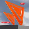 High Accuracy Angle Drawing Measuring Triangle Ruler Rafter Square Layout Tool for Woodworkers and Handicraft Craftsmen
