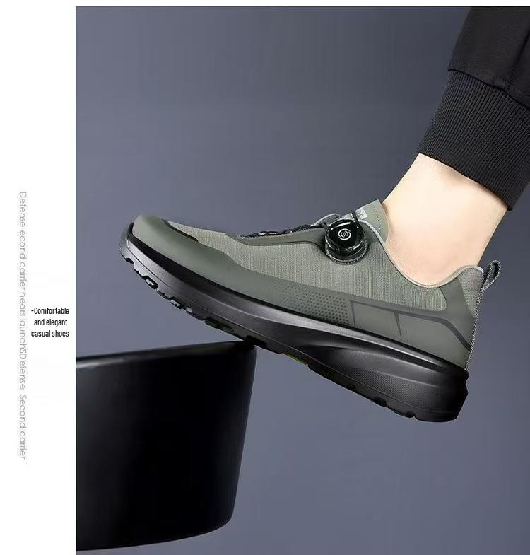 Scarpe Casual da Uomo per Esterno con Suola Spessa per Sport e Alpinismo