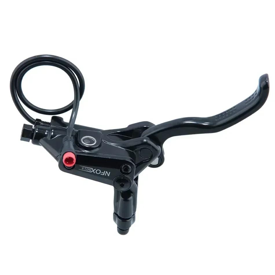 

NFOX B015 4-piston Disc Hydraulic Brake E-bike Folding Mountain Bike Bicycle Power Off Black Red 160 180 203 roto Split Tube New 2PR