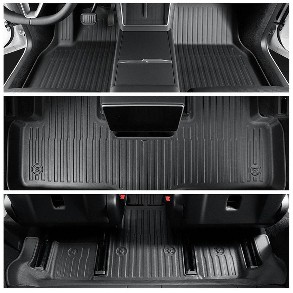 Tesla Model Y/6-Seater Full Coverage TPE Floor Mats for Interior Modification