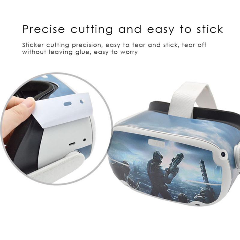 Adesivo Protettivo in PVC per Oculus Quest 2 Taglio Preciso Maschera VR Pellicola Protettiva Antigraffio e Antipolvere