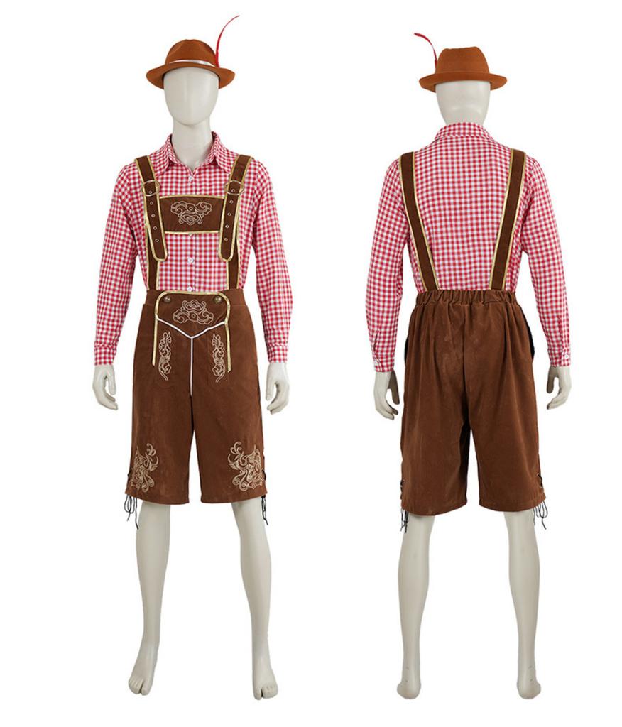 German Beer Festival Costume Beer Overalls Performance Costume