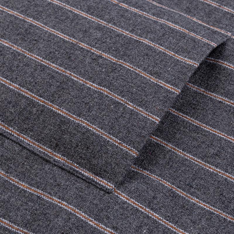 Nowe męskie koszule w kratę 100% bawełna szczotkowana tkanina Długi rękaw Klasyczny wzór w kratkę Paski Business Casual z kieszenią Regularny krój