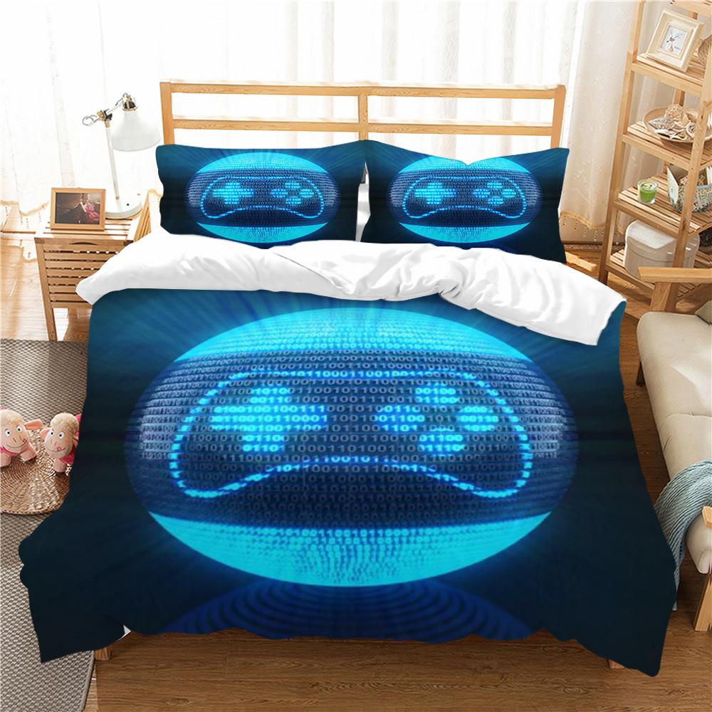 Gamepad Print 3D Bedding Set Home Bedclothes Bedspreads Duvet Cover Sets Kids School Adults Microfiber Pillowcase