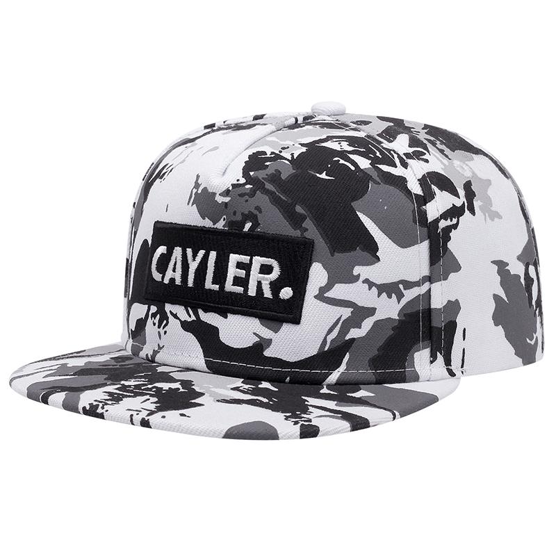Neue Trendige Cayler Blatt Rose Flache Kante Hut Herren Street Hip Hop Hut Damen Outdoor Radfahren Sonnenschutzhut Verstellbarer Baseballhut