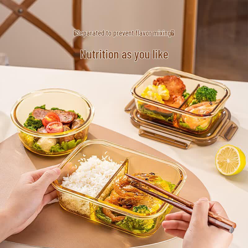 High Borosilicate Glass Food Storage Container