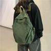 School Bag Female Style Retro Mori Canvas Backpack Japanese Harajuku High School Student Simple Versatile Backpack
