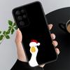 Cartoon Duck Phone Case For Samsung A15 A35 A55 A52 A53 A54 A33 A34 A25 A05S A16 A14 A05 A13 M15 M55 M35