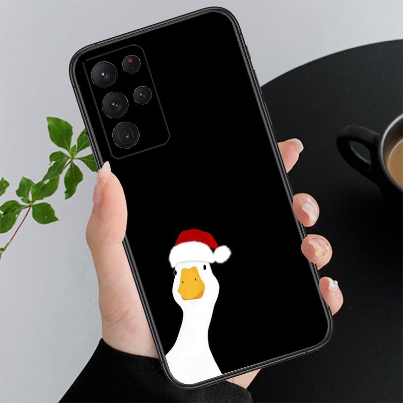 

Cartoon Duck Phone Case For Samsung A15 A35 A55 A52 A53 A54 A33 A34 A25 A05S A16 A14 A05 A13 M15 M55 M35 A16 5G