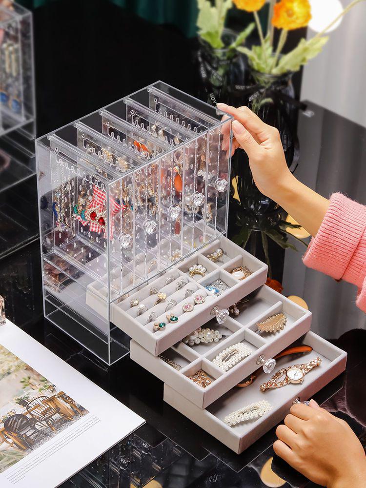 In Stock: Transparent Earring & Hair Accessory Storage Display Box