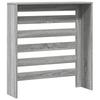 Radiator Cover Grey Sonoma 78 X 20 X 82 Cm Engineered Wood