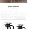 304 Stainless Steel Vacuum Insulated European Teapot Thermos Flask - Large Capacity Hot Water Kettle for Home or Hotel Use