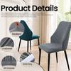 Anti-slip Dining Chair Cover High-elastic Stool Slipcover Backrest Protector  for Home Decoration