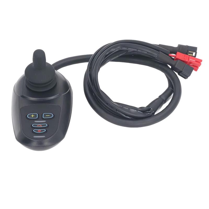 

For Electric Wheelchair Wheel Chair Joystick Controller 24V Intelligent Robot Compatible For Amusement Equipment чорний