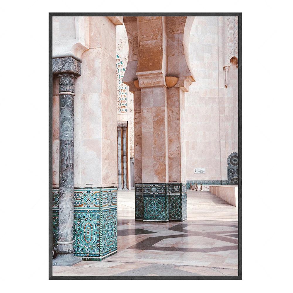 

Марокканское настенное искусство Холст Принт Архитектура Марракеша Бохо Постер Декор стен Пустынное искусство Картина Украшение Живопись для дома 21x30cm No Framed