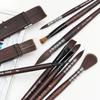 10 Pcs Watercolor Painting Brush Set Mop Organic Blue Squirrel Horse Hair Paintbrush Multi-Function Acrylic Art Supplies