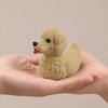 Puppy Eend Beeldje, 3D Geprint Retriever Pup Eend Ornament, Schattig Hond Beeld Huisdecoratie, Cadeau voor Hondenliefhebbers