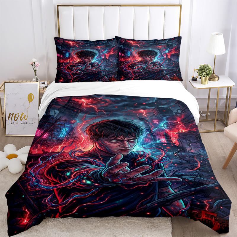 Electric City Bedding 3 Piece Set HD Print Duvet Cover Pillowcases for Teens Adult Bedroom Decoration Christmas Gift
