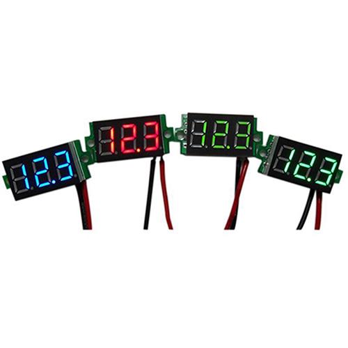 Portable DC 0-30V Voltmeter LED Display Panel Car Motor Digital Voltage Meter