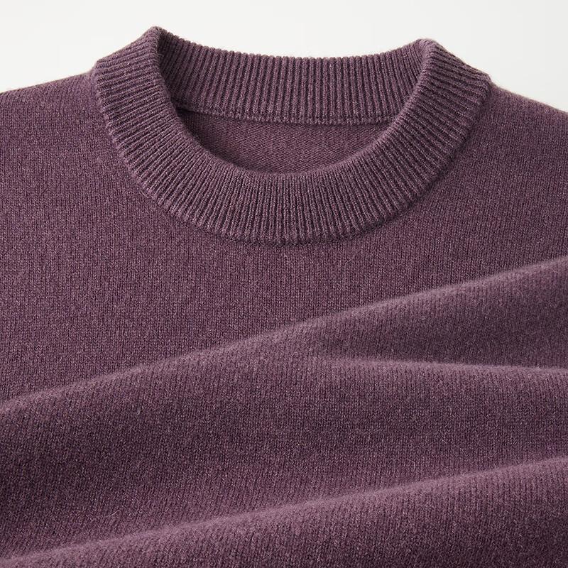 

FAPAI Men s Merino Wool & Cashmere Round Neck Sweater 2XL (54)