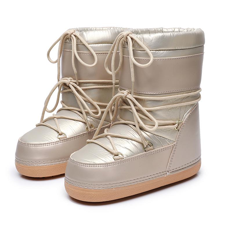 2024 Short Tube Waterproof Non-Slip Space Boots - Thickened Warm Snow Boots for Europe