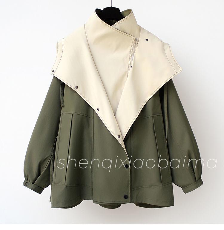 Korean Style Autumn Slimming Mid-Length Trench Coat - 2025 Casual Women's Fashion
