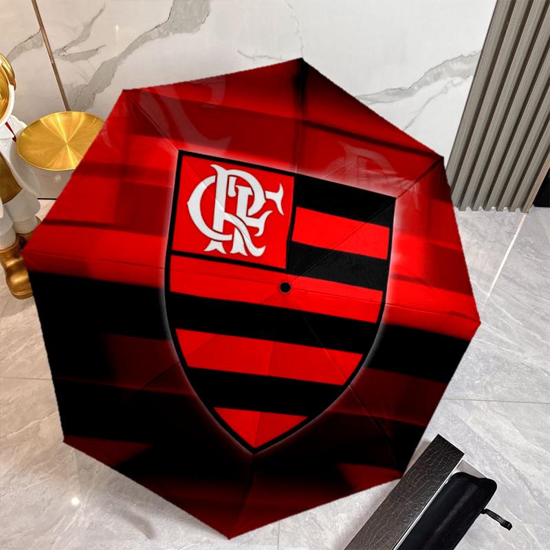 Flamengo Fashionable Automatic Opening/Closing Folding Umbrella. Portable and Foldable, Ideal for Gift, Travel, and Daily Use