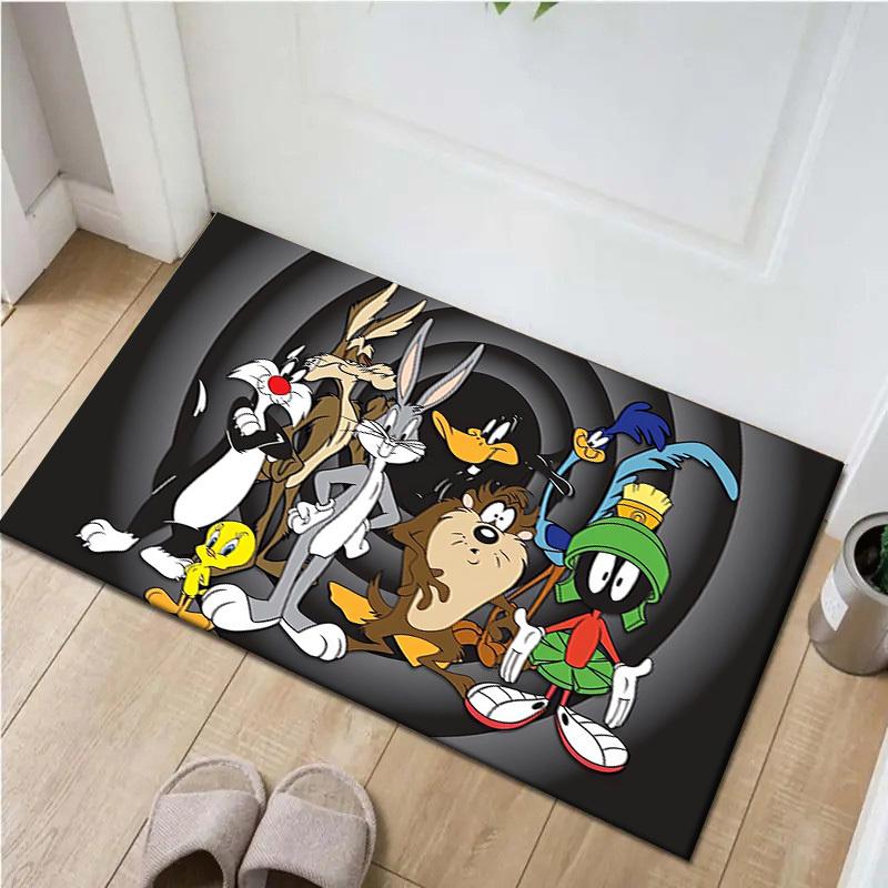 1pc Office Carpet Chair Mats Looney Tunes Characters Perfect for Office Chairs, Living Rooms, Or Bedrooms,Polyester Carpet.HDT230