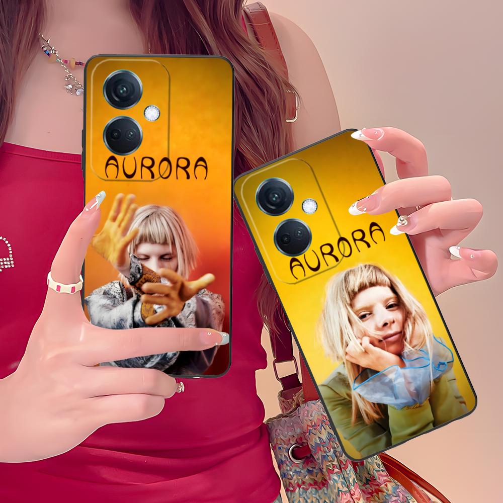 Aurora Aksnes Matte TPU Mobile Phone Case for OPPO Find X9 X8 X7 X6 X5 X3 X2 Plus s Pro Ultra Lite Colorful Printing Cover