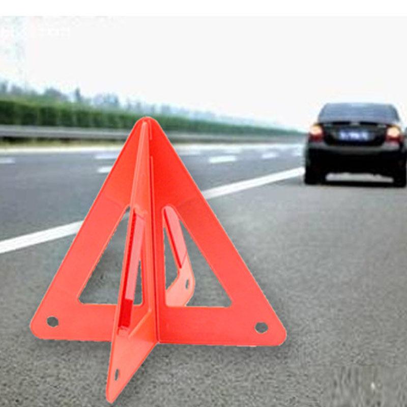 Car Triangle Warning Sign High-Speed Accident Breakdown Roadblock Reflective Sign Tripod Insurance Gift