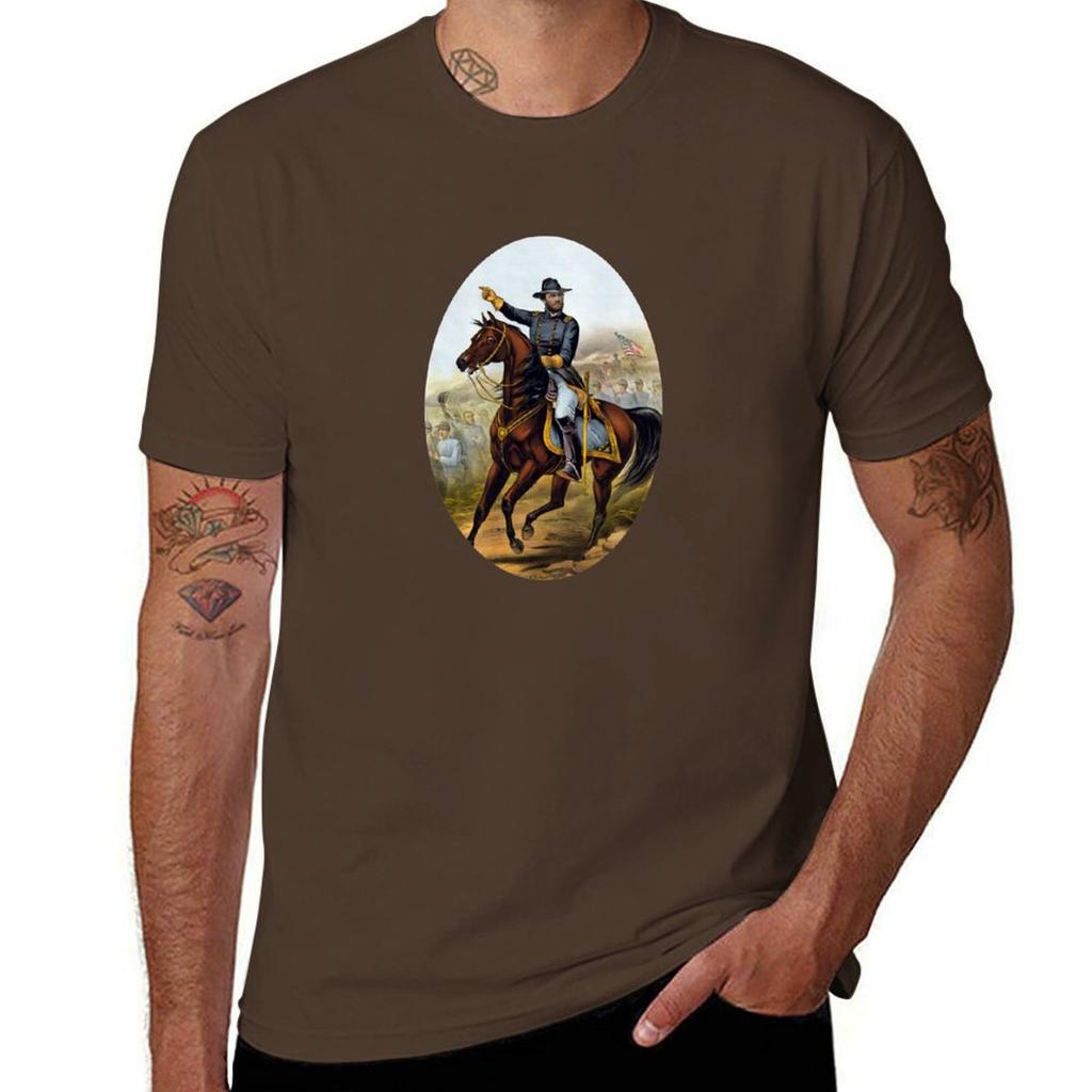 General US Grant  Our Old Commander Tshirt Aesthetic clothing new edition quickdrying plain white t shirts men