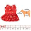 Chinese Cheongsam Dog New Year Costume New Year Parties Comfortable Fit Eye-catching Appearance For Festive Celebrations