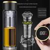 Smart Insulated Glass Tea Bottle with Temperature Display