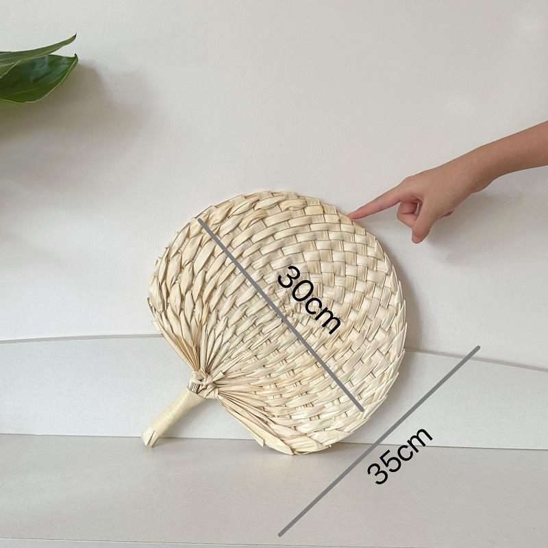 

Chinese Style Handmade Fan Retro Natural Bamboo Braided Fan New Summer Cooling Hand Fan Art Crafts Woven Fan Home Decorations