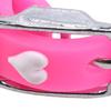 Adjustable Colorful Collar Bell Pet Cat Dog Love Hearts Patterns Neck Collar