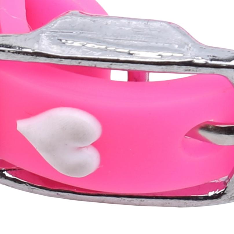 Adjustable Colorful Collar Bell Pet Cat Dog Love Hearts Patterns Neck Collar