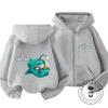 2026 Kawaii Octonauts Full Zip Hoodie Children 3-14 Years Captain Barnacle Print Hooded Jacket Outdoor Warm