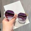 New Brand Metal Bow Children's Cartoon Sunglasses Fashion Polygonal Sunglasses Cute Girls boys Babys Sunscreen Sunglasses