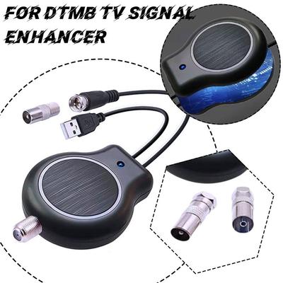 HDTV Digital TV Antenna Signal Amplifier HD FM DVB Or Adapter Outdoor For Dtmb Powered Indoor U W8I2