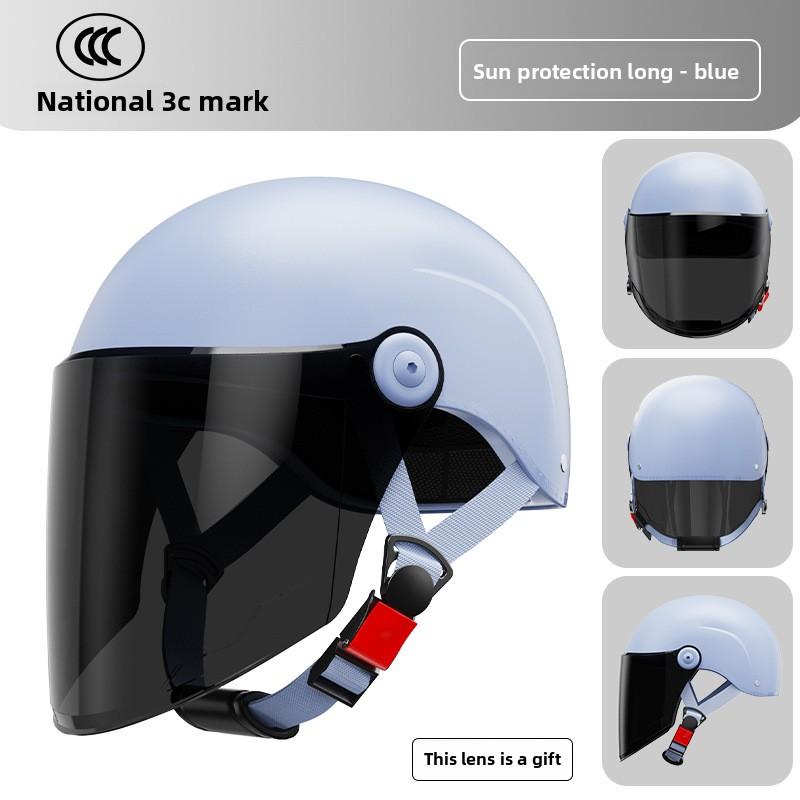 Electric Car Helmet Men and Women Cute Half Helmet